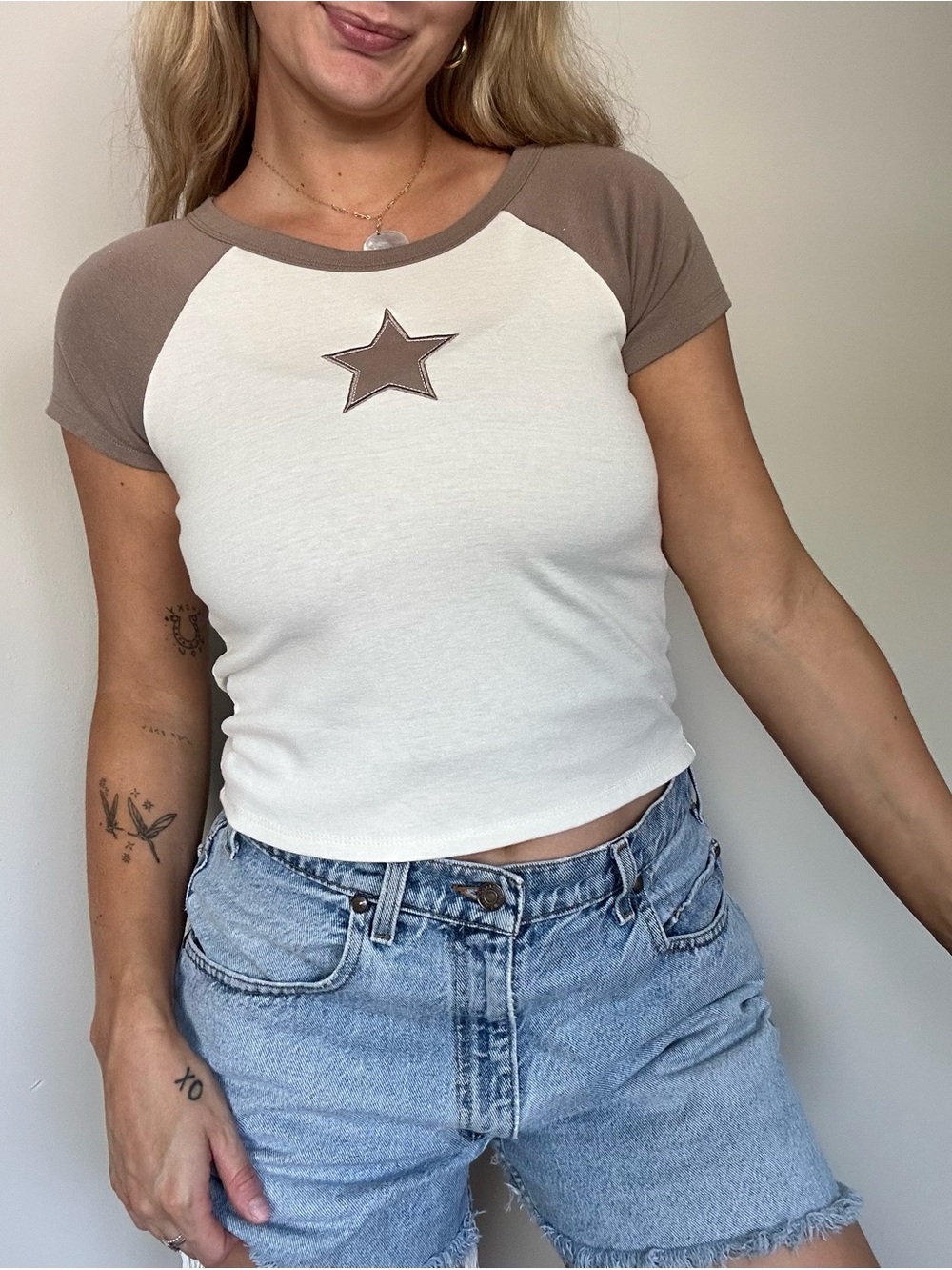 Short-Sleeve Star Baby Tee